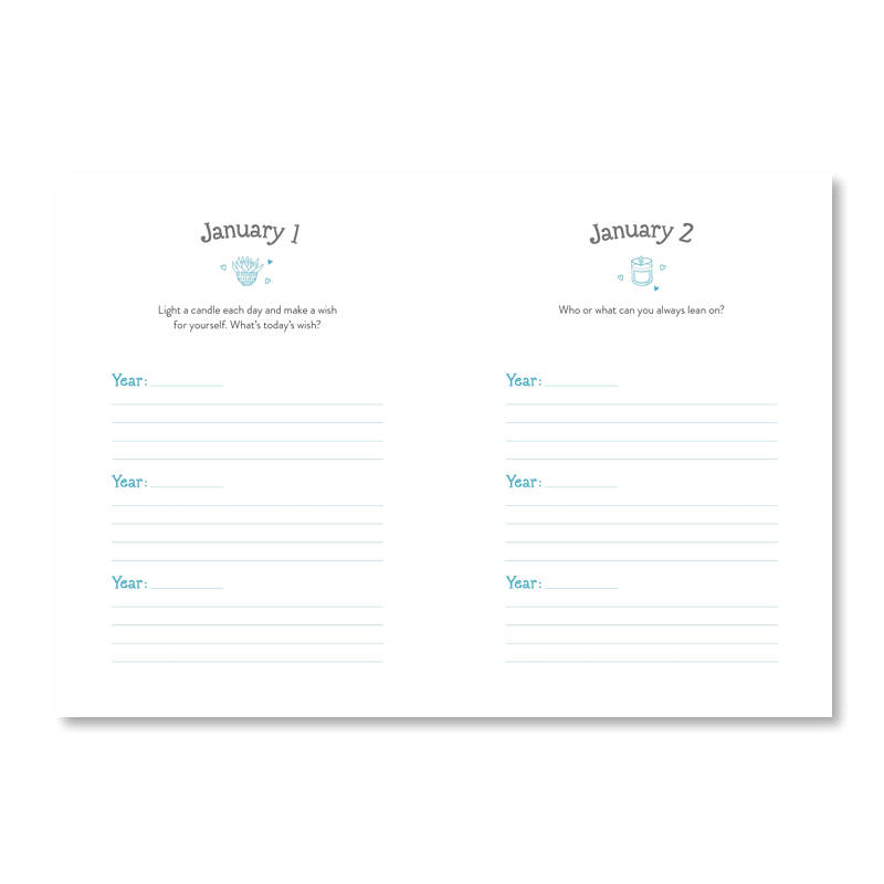 One Question A Day Self Care 3 Year Journal