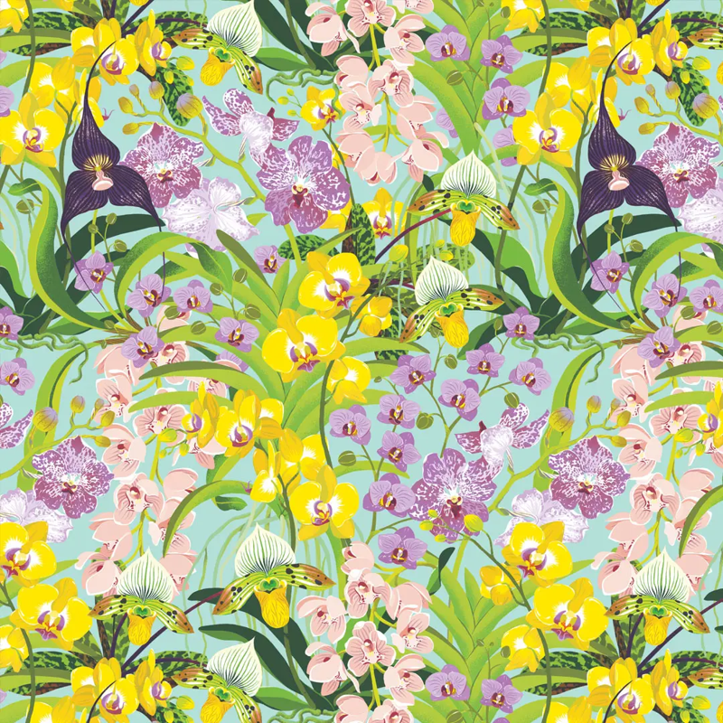 Orchid Gift Wrap Sheet