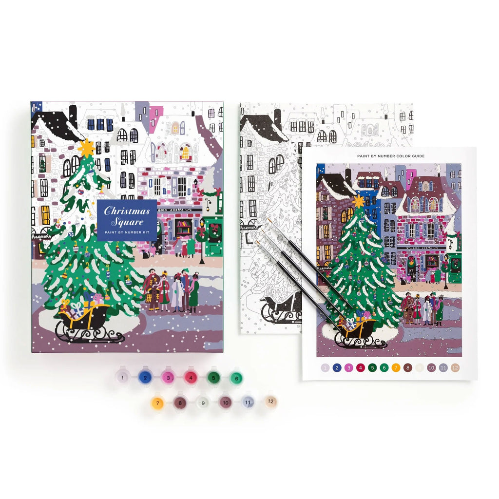 Christmas Square Paint By Number Kit