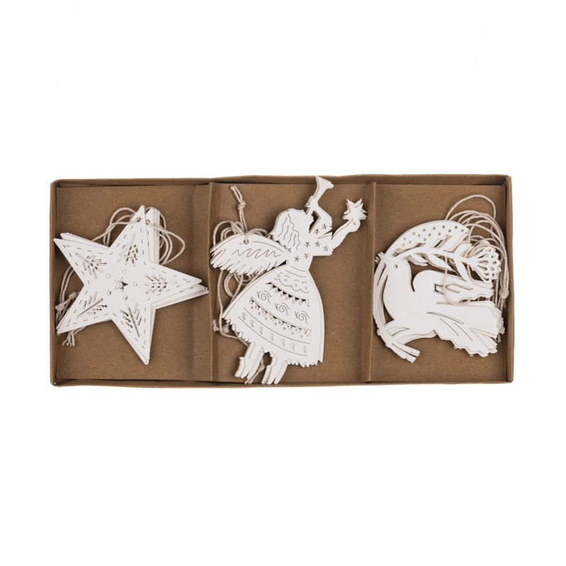 Paper Christmas Decor - 18pcs