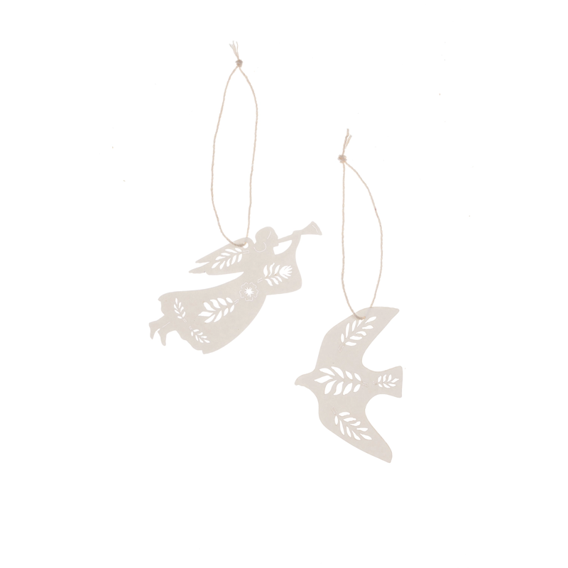 Paper Christmas Decor - 12pcs