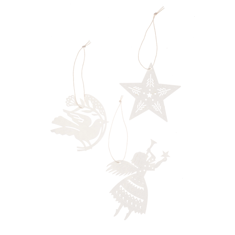 Paper Christmas Decor - 18pcs