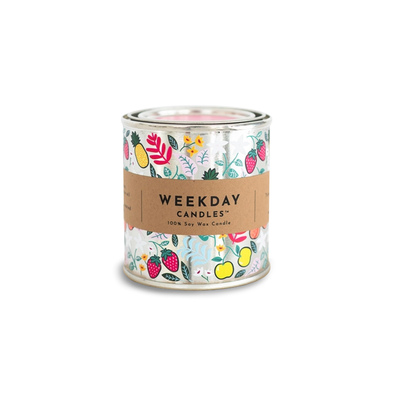 Paradise Paint Tin Candle