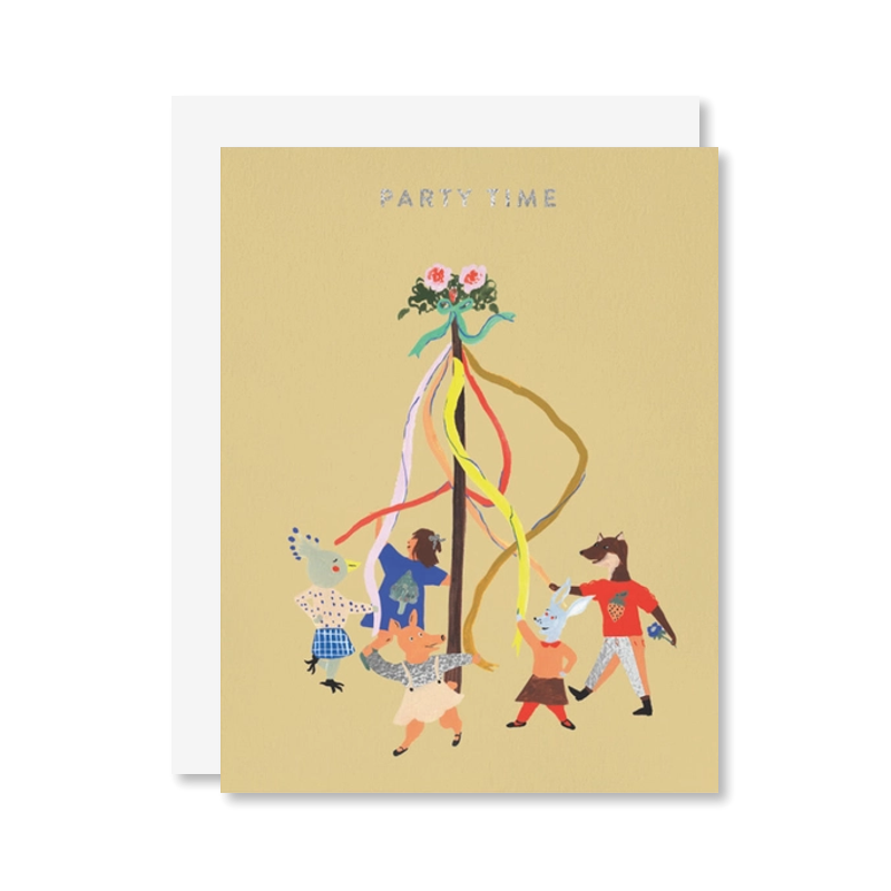 Party Maypole Single Card