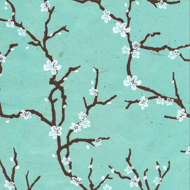 Peach Blossom - Robin's Egg