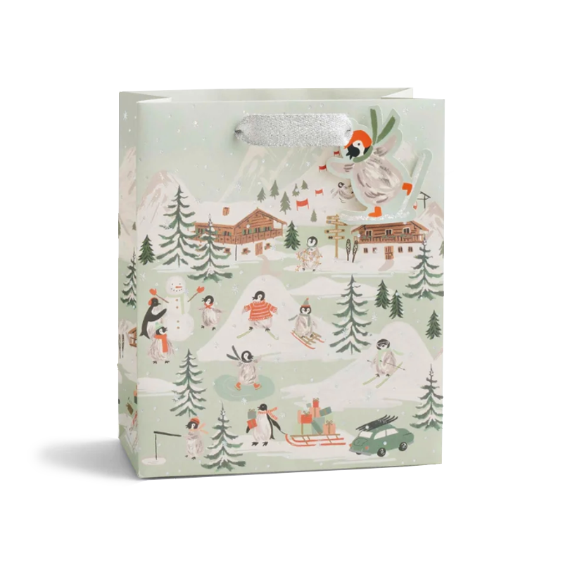Penguin Village Medium Gift Bag