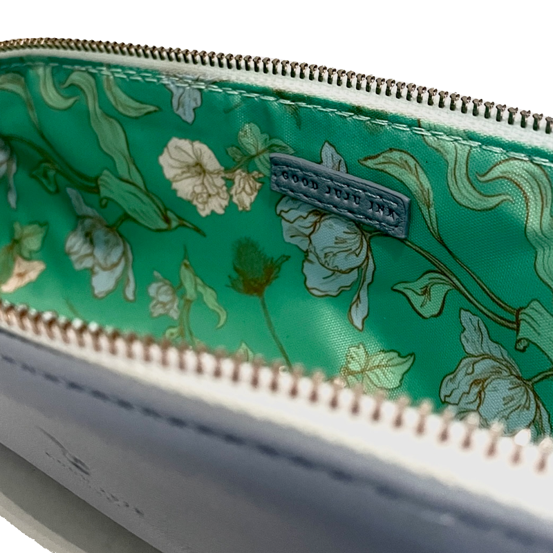 Luxe Slim Pencil Pouch - Periwinkle