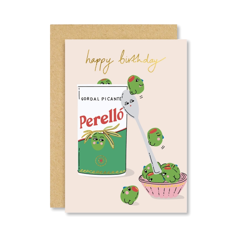 Picante Olive Single Card