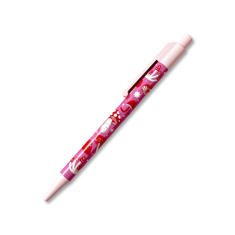 Pink Mushroom Ballpoint Pen