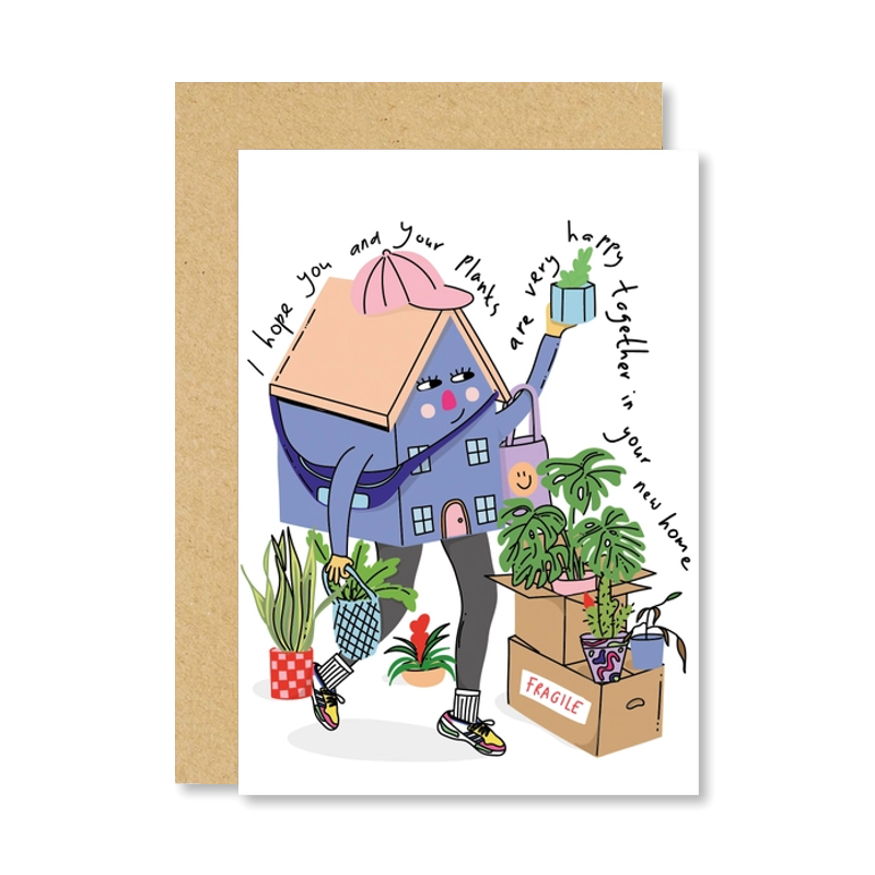Plant Friend, New House Single Card