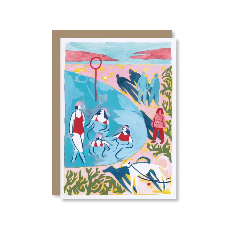 Portobello Beach Single Card