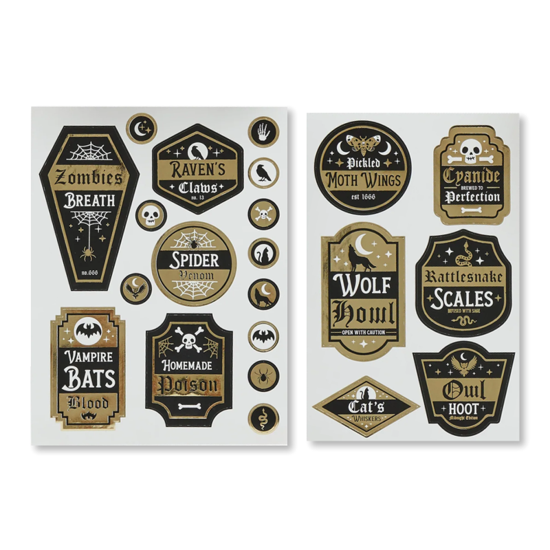 Gold Potion Stickers