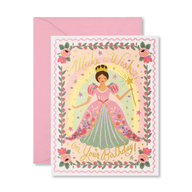 Princess Birthday Single Card