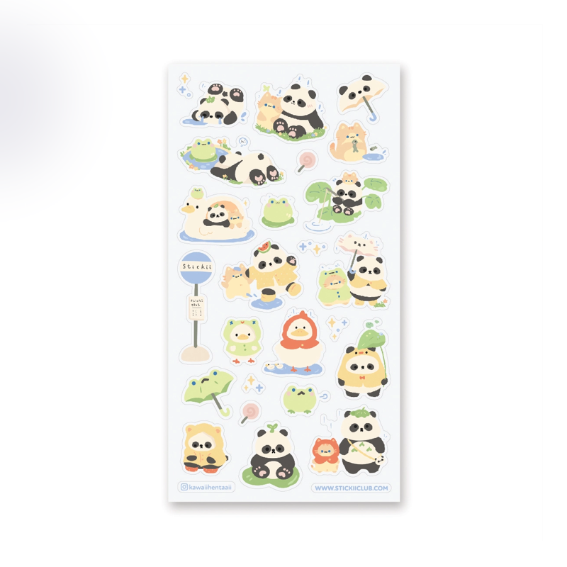Puddles of Fun Sticker Sheet