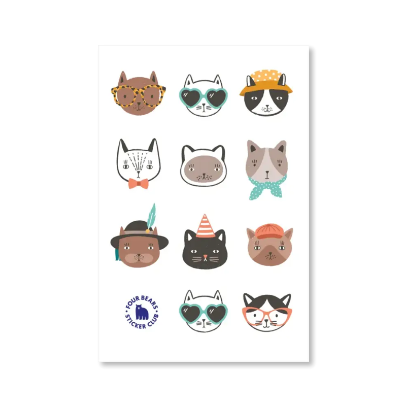 Purr-fect Puffies Sticker Sheet