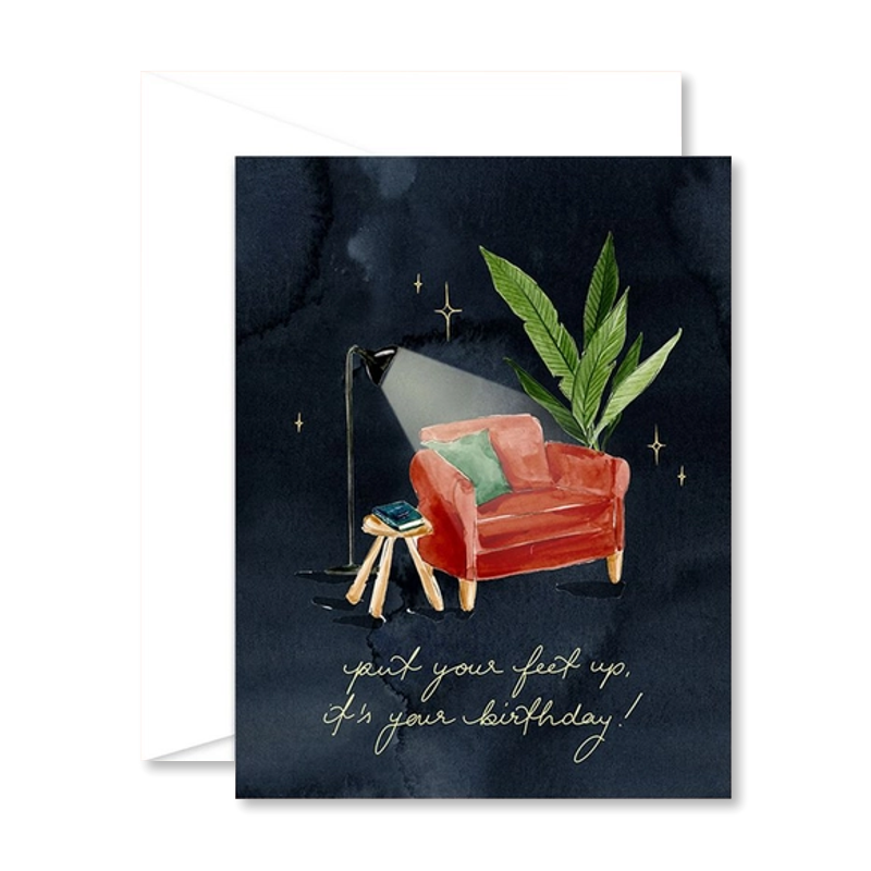 Put Your Feet Up Single Card