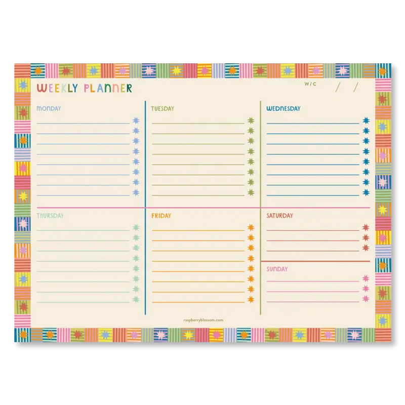 Rainbow Weekly Planner