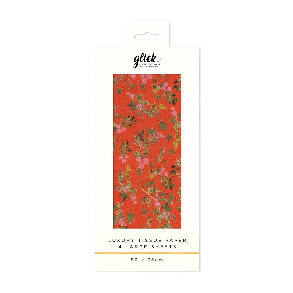 Red Berries Tissue Paper Pack