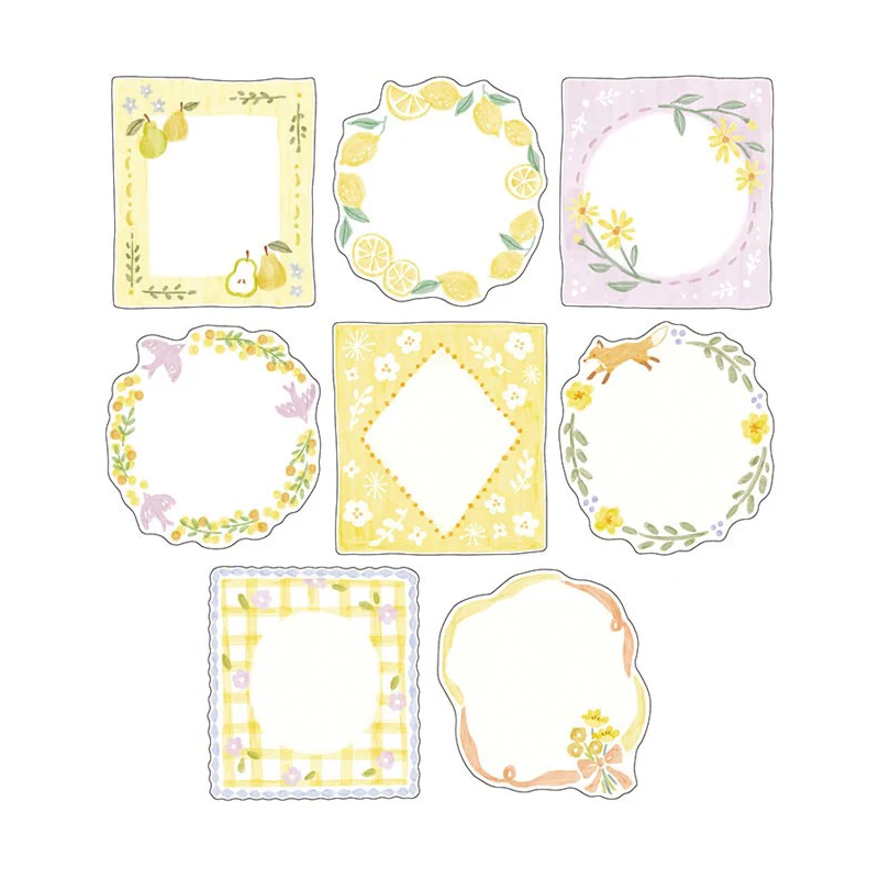 Ricordo Label Stickers - Yellow