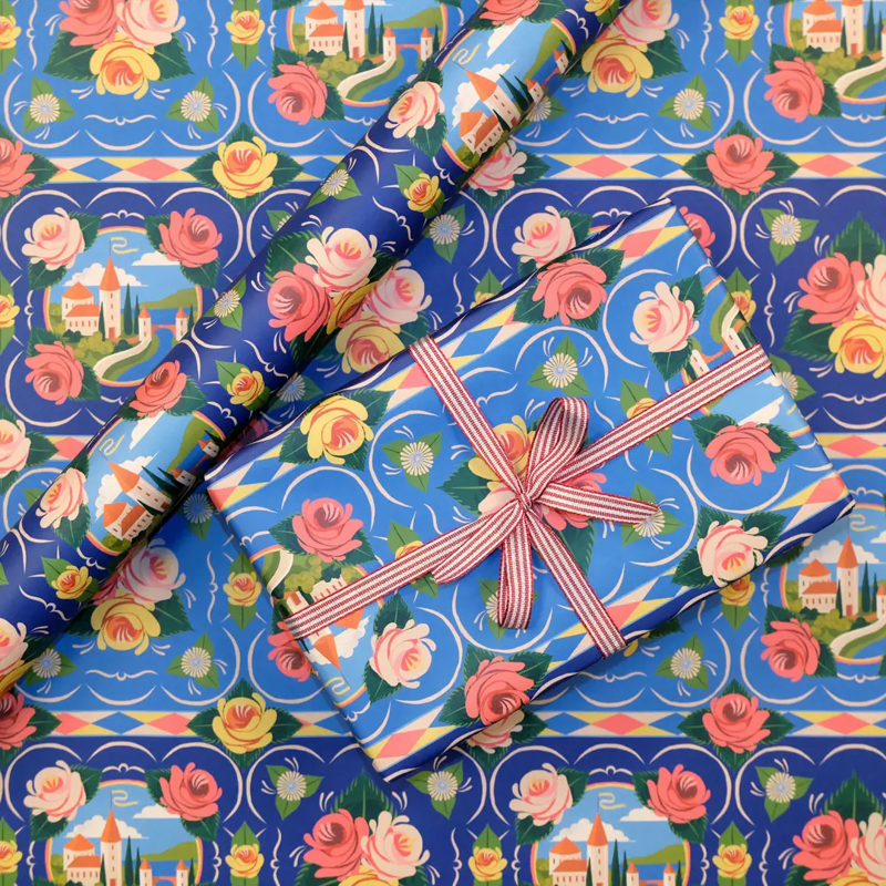 Roses & Castles Gift Wrap Sheet