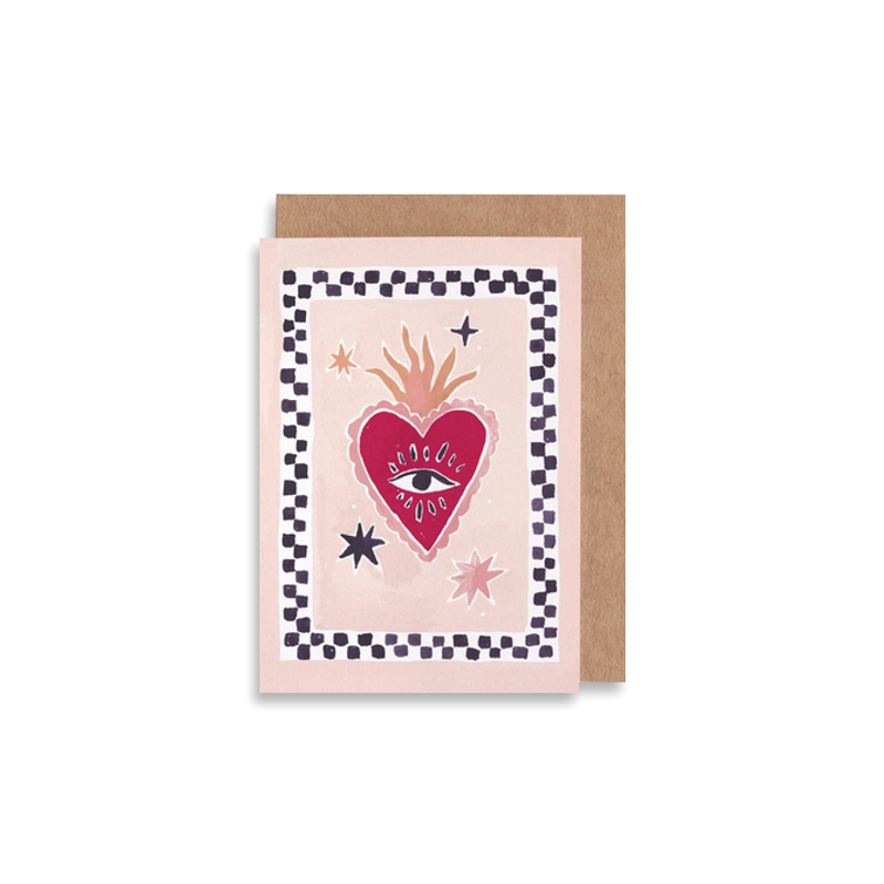Sacred Heart Mini Single Card