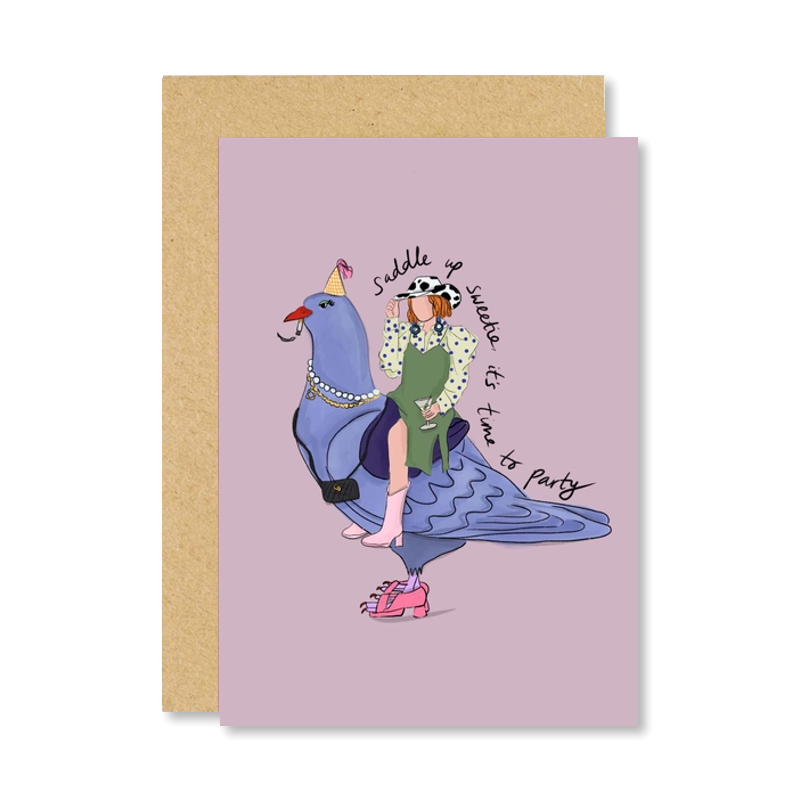 Saddle Up, It's Time To Party Single Card