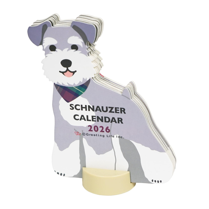 2026 Schnauzer Die Cut Calendar