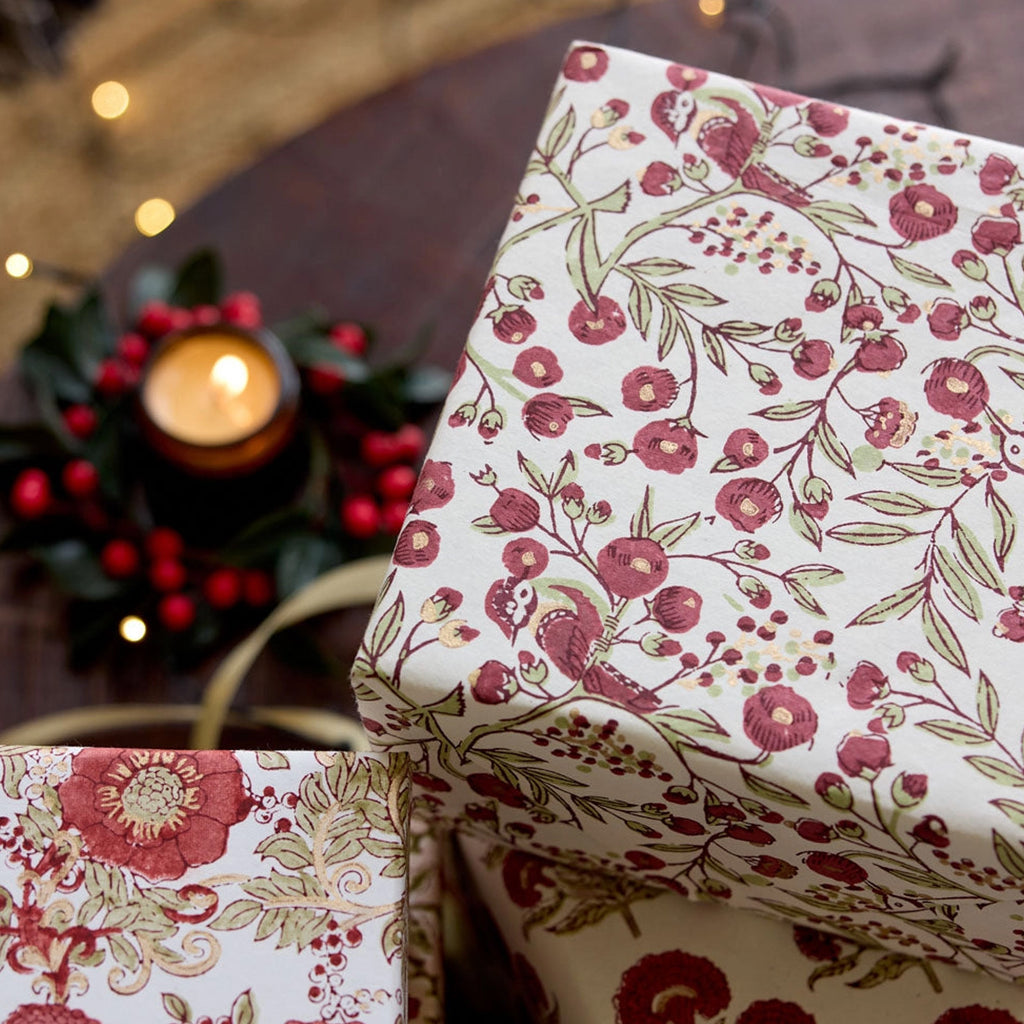 Song Birds Scarlet Wrap Sheet