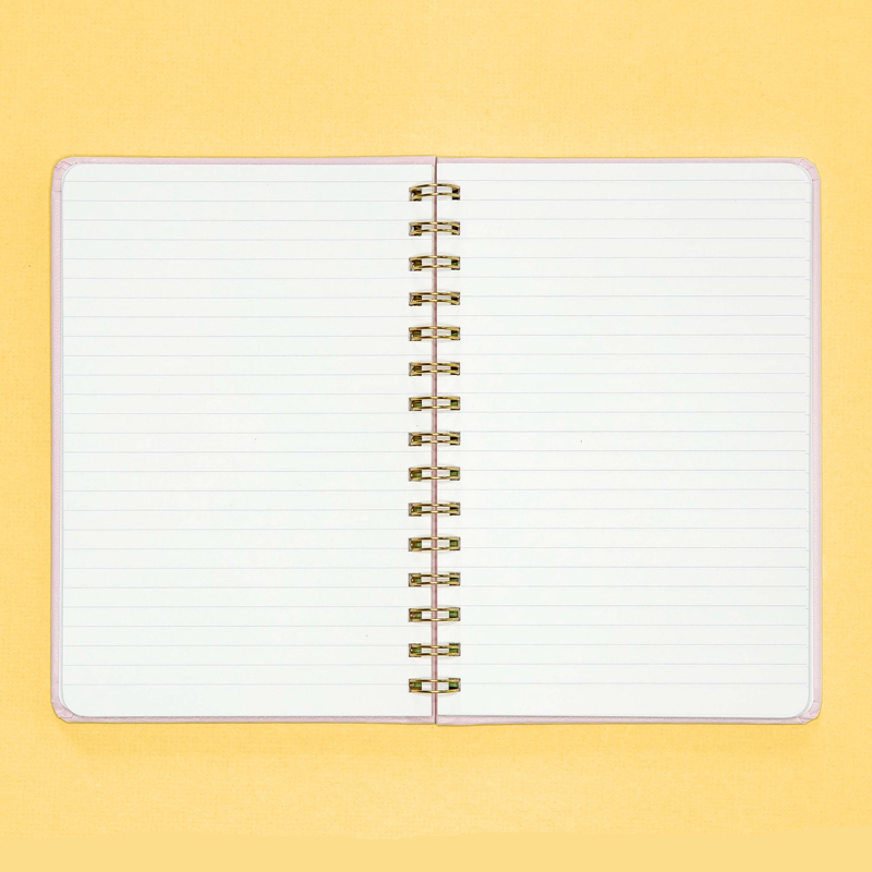 Spiral Bound Hardcover Journal - Whimsical Garden