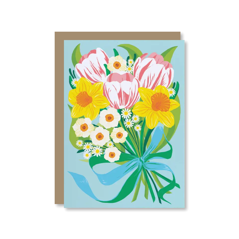 Spring Bouquet Single Card