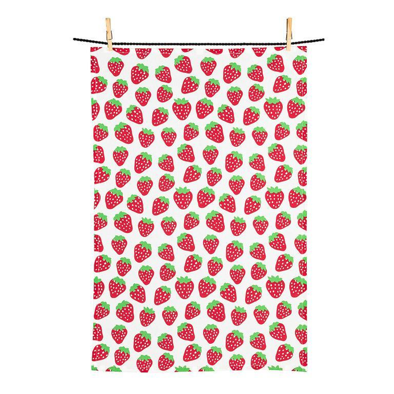 Strawberry Dishcloth & Kitchen Towel Set