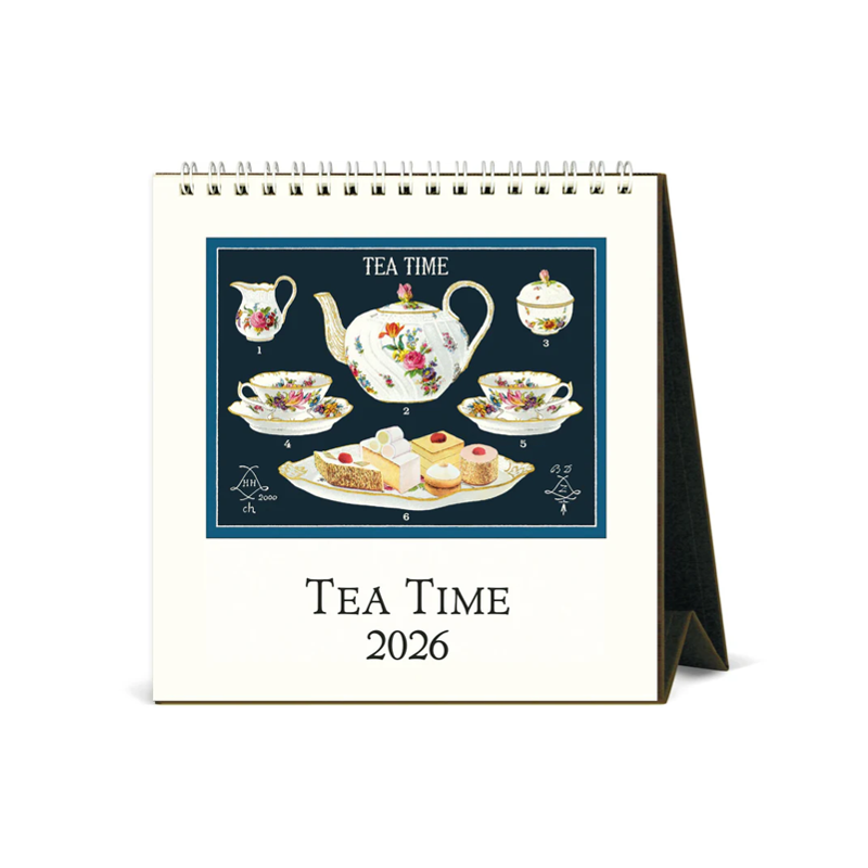 2026 Tea Time Desk Calendar