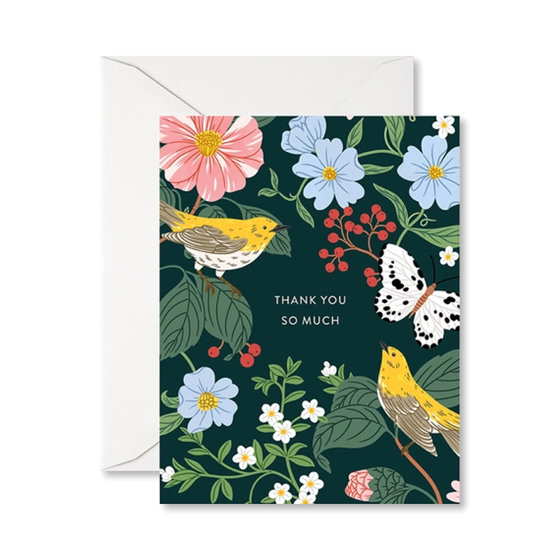 Thank You Warblers Single Card