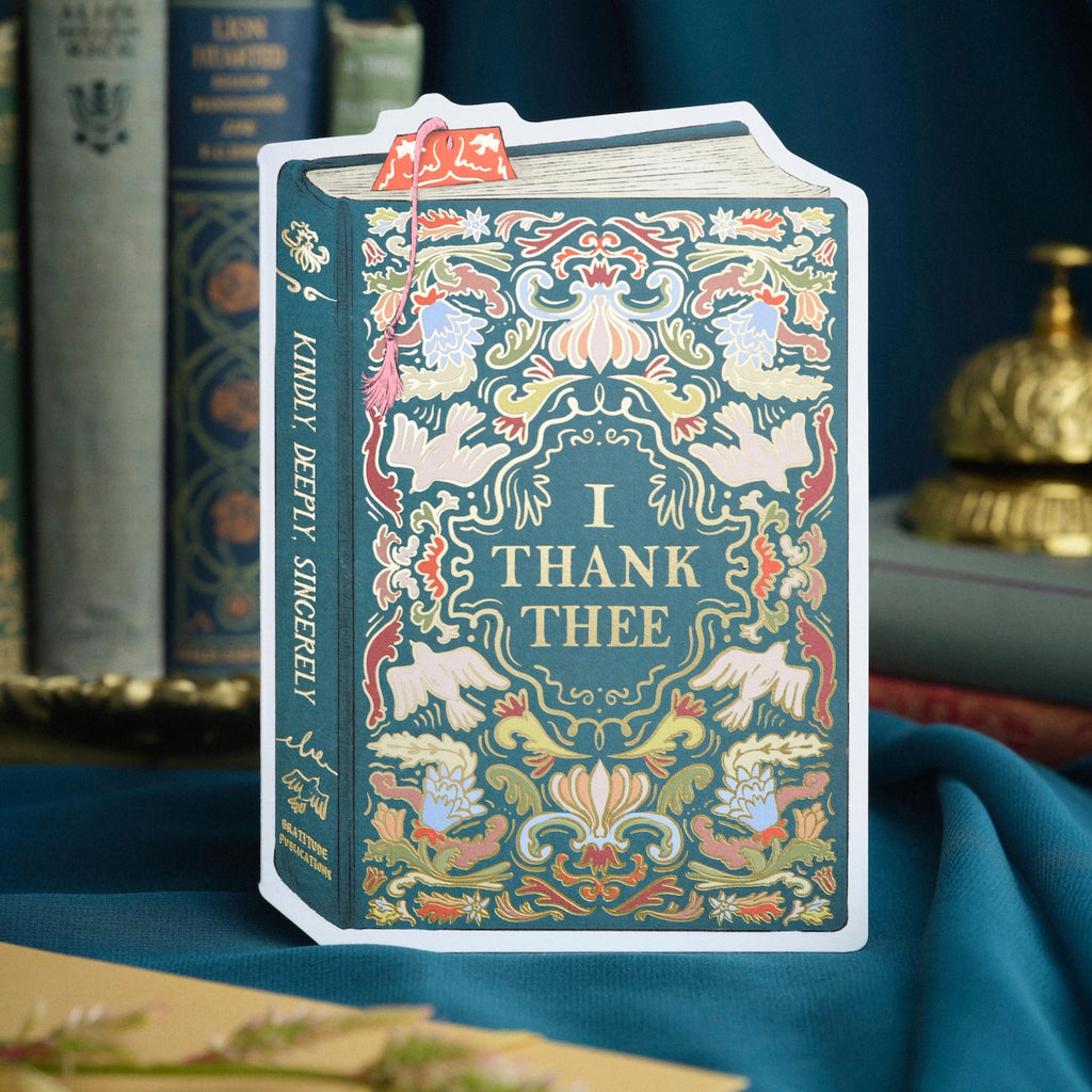 Thank Thee Book Cover Single Card