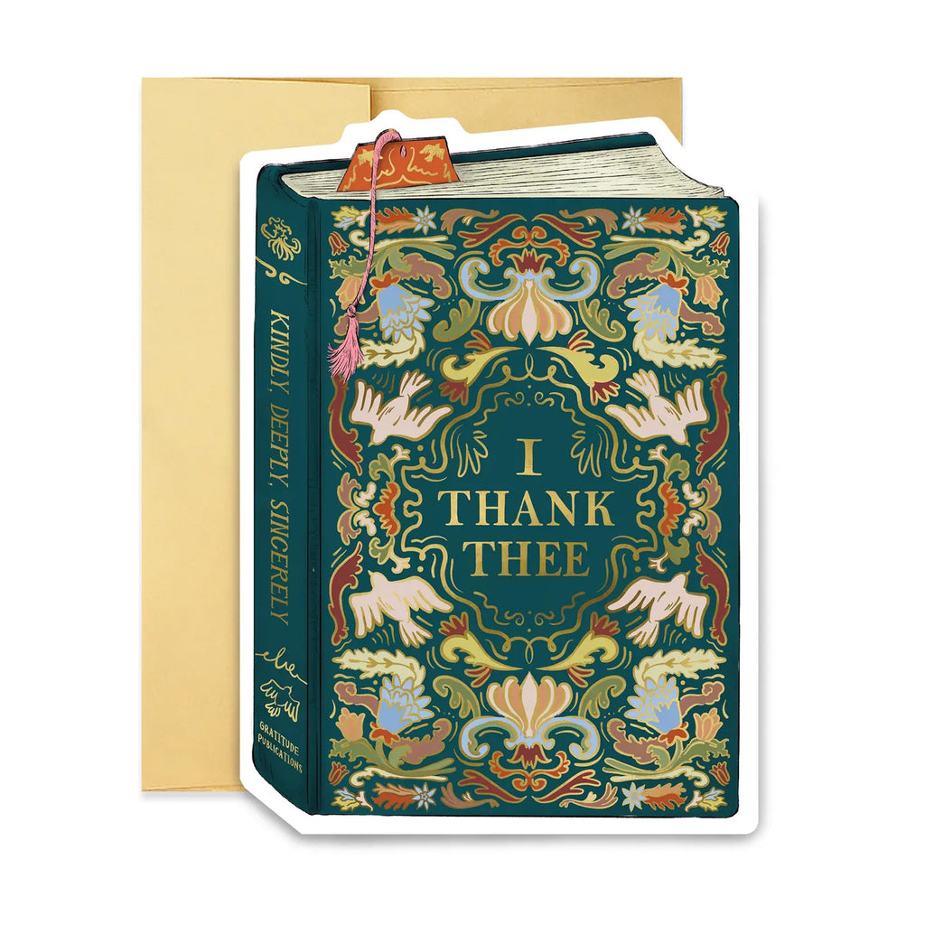 Thank Thee Book Cover Single Card