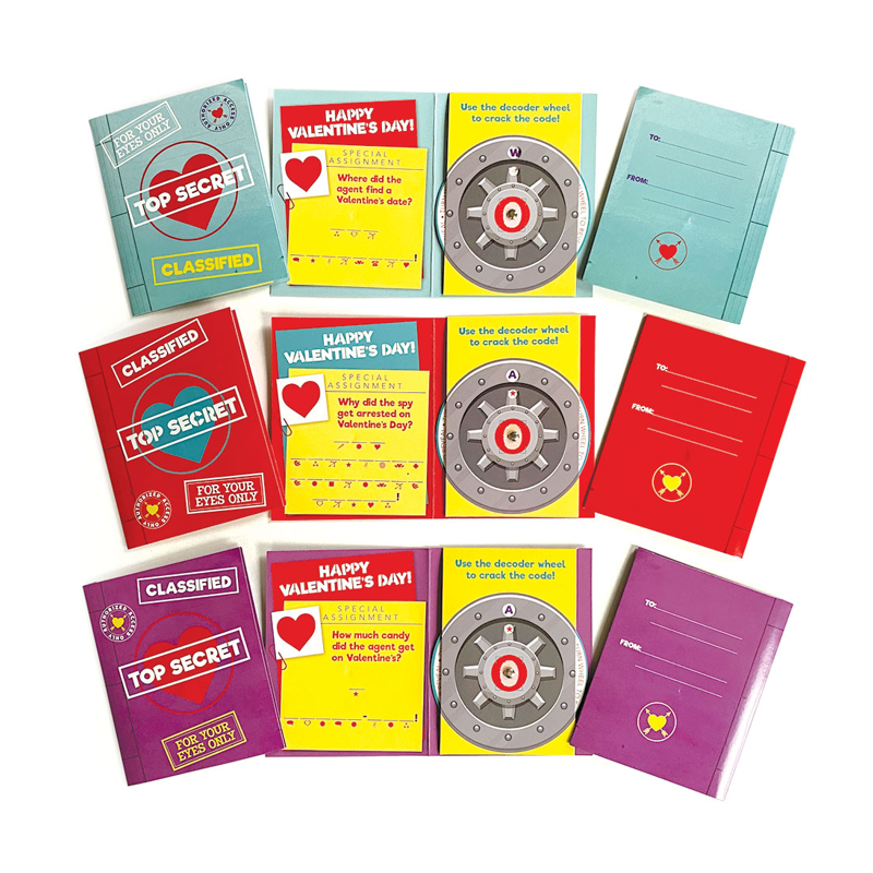 Top Secret Decoder Valentines