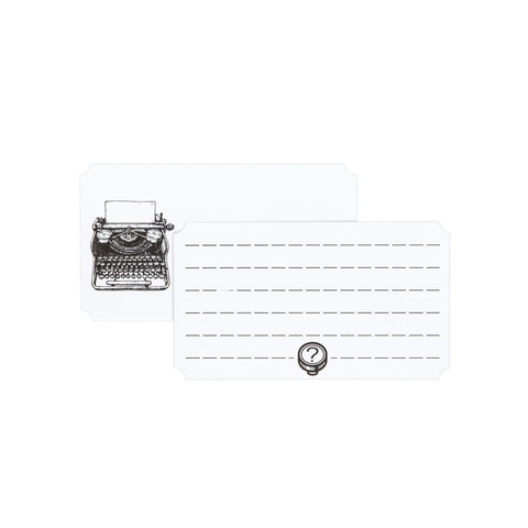 Typewriter Mini Note Cards
