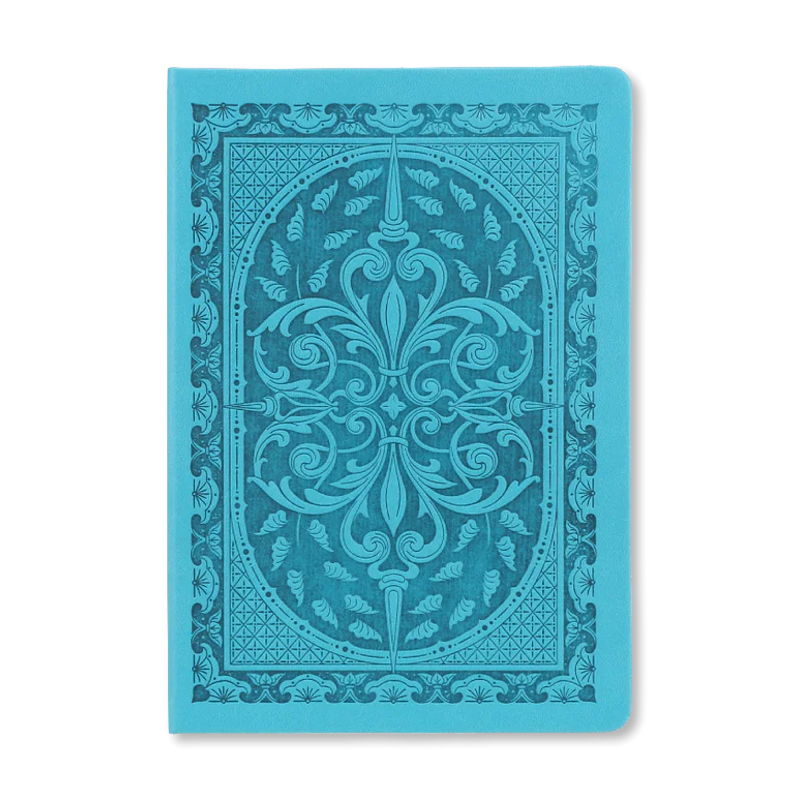 Antique Vintage Diary - Aqua
