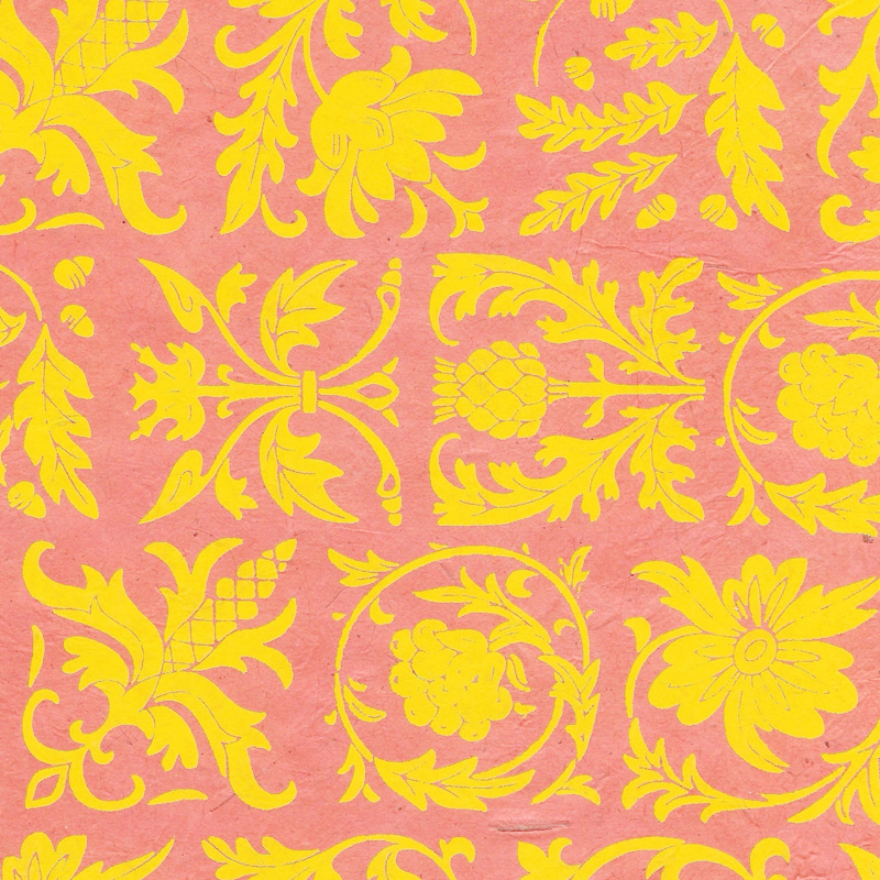 Wall Art - Yellow on Orange