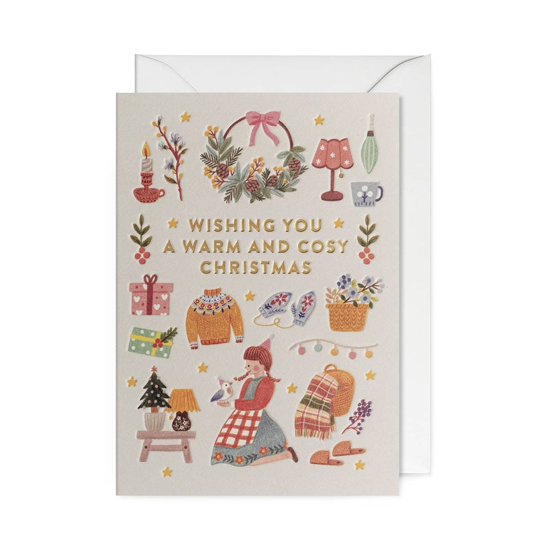 Warm & Cozy Christmas Single Card