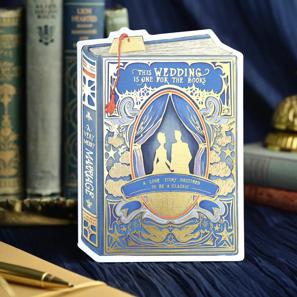 Wedding Book Cover Single Card