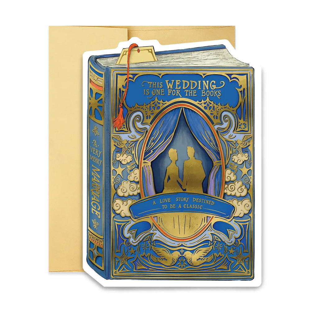 Wedding Book Cover Single Card