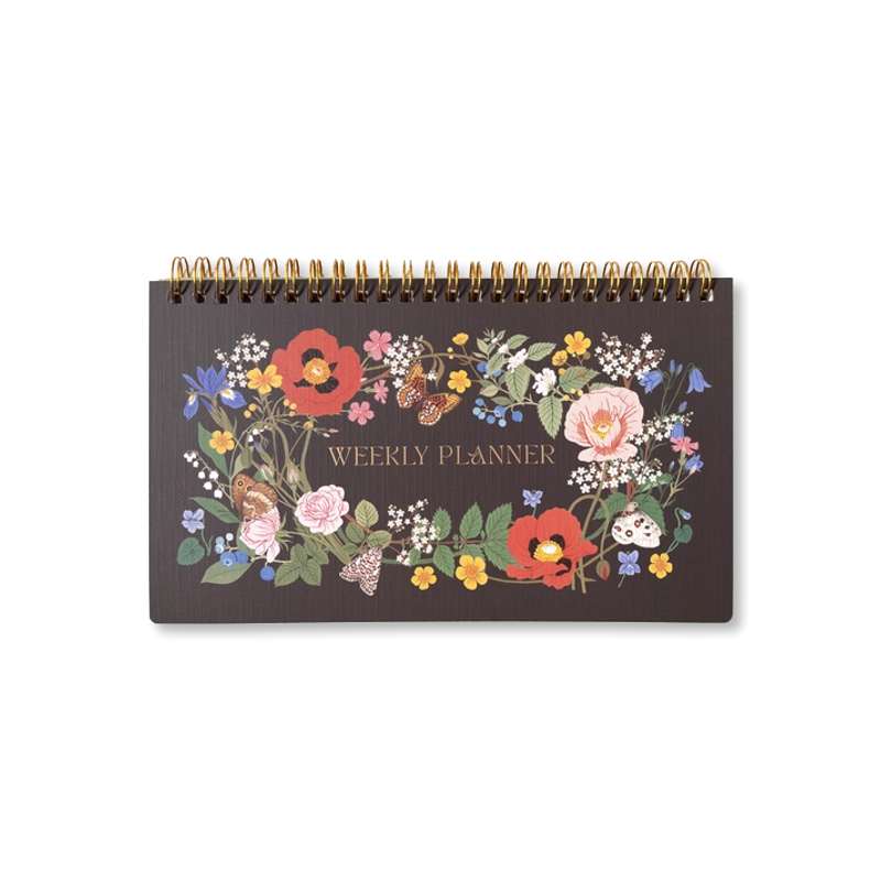 Wild Flowers Undated Weekly Planner