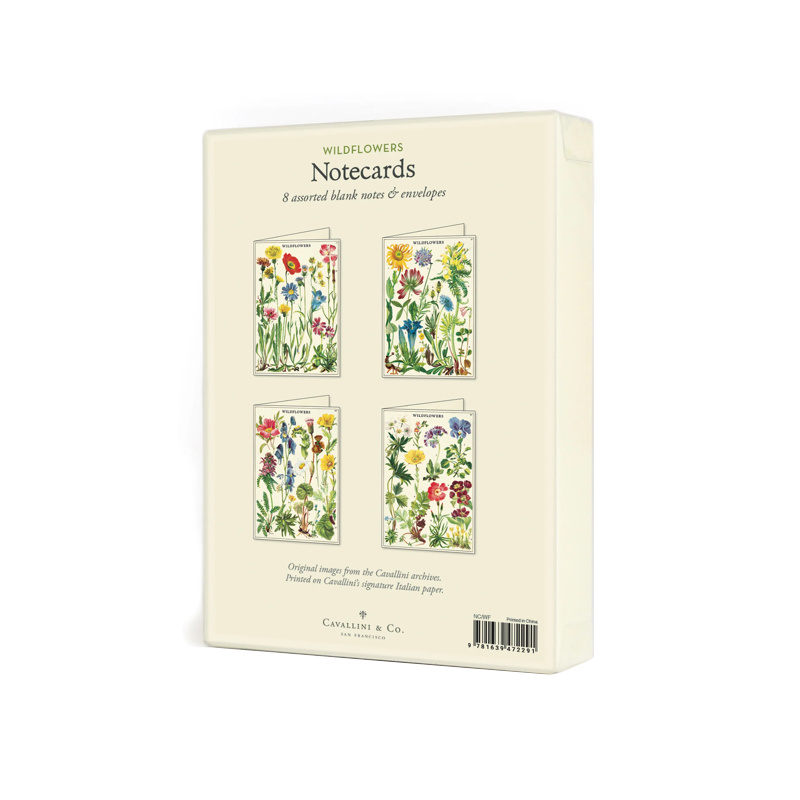 Wildflowers Assorted Set of 8 Notecards