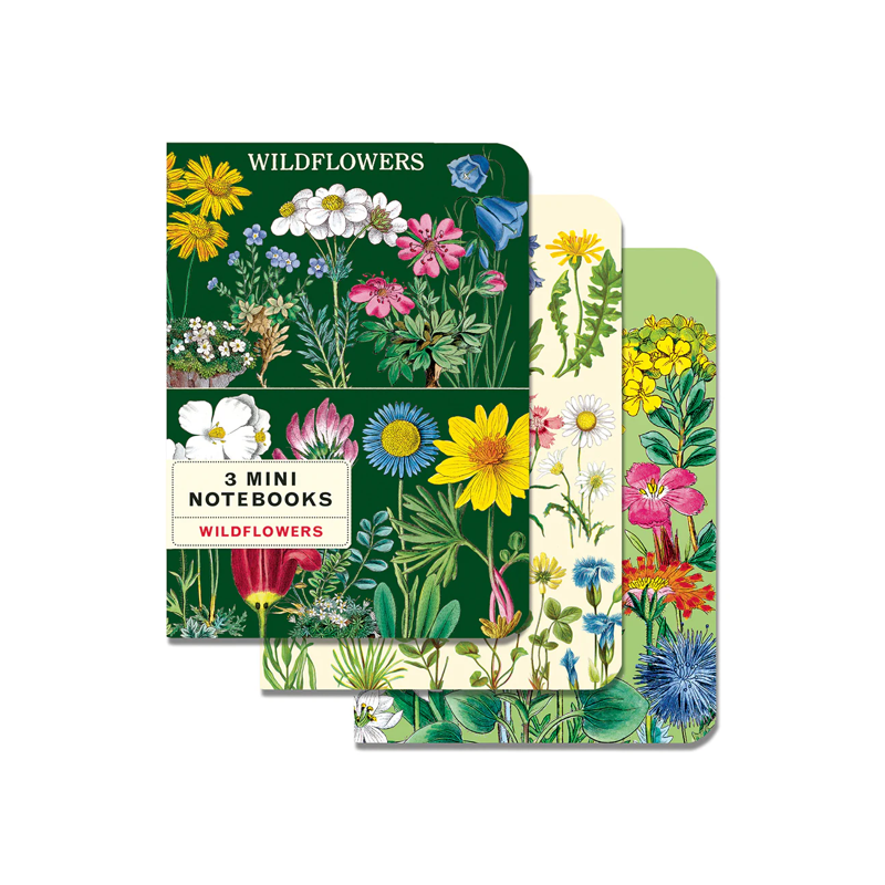 Cavallini Mini Wildflowers 2 Notebook Set/3