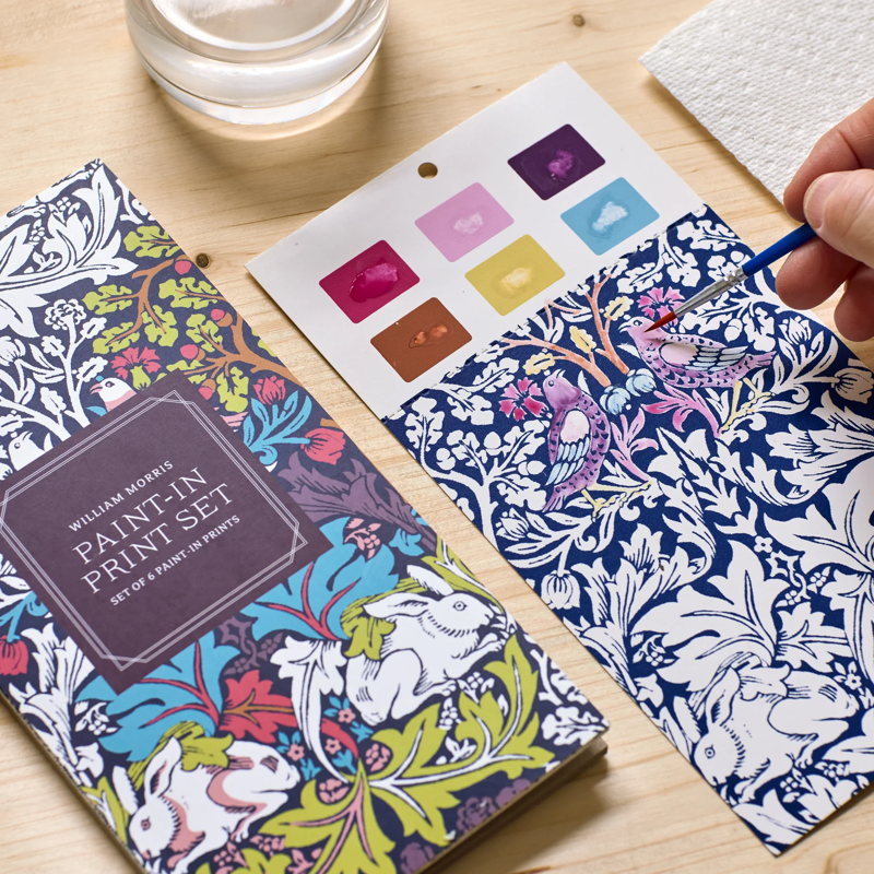William Morris Paint-In Print Set