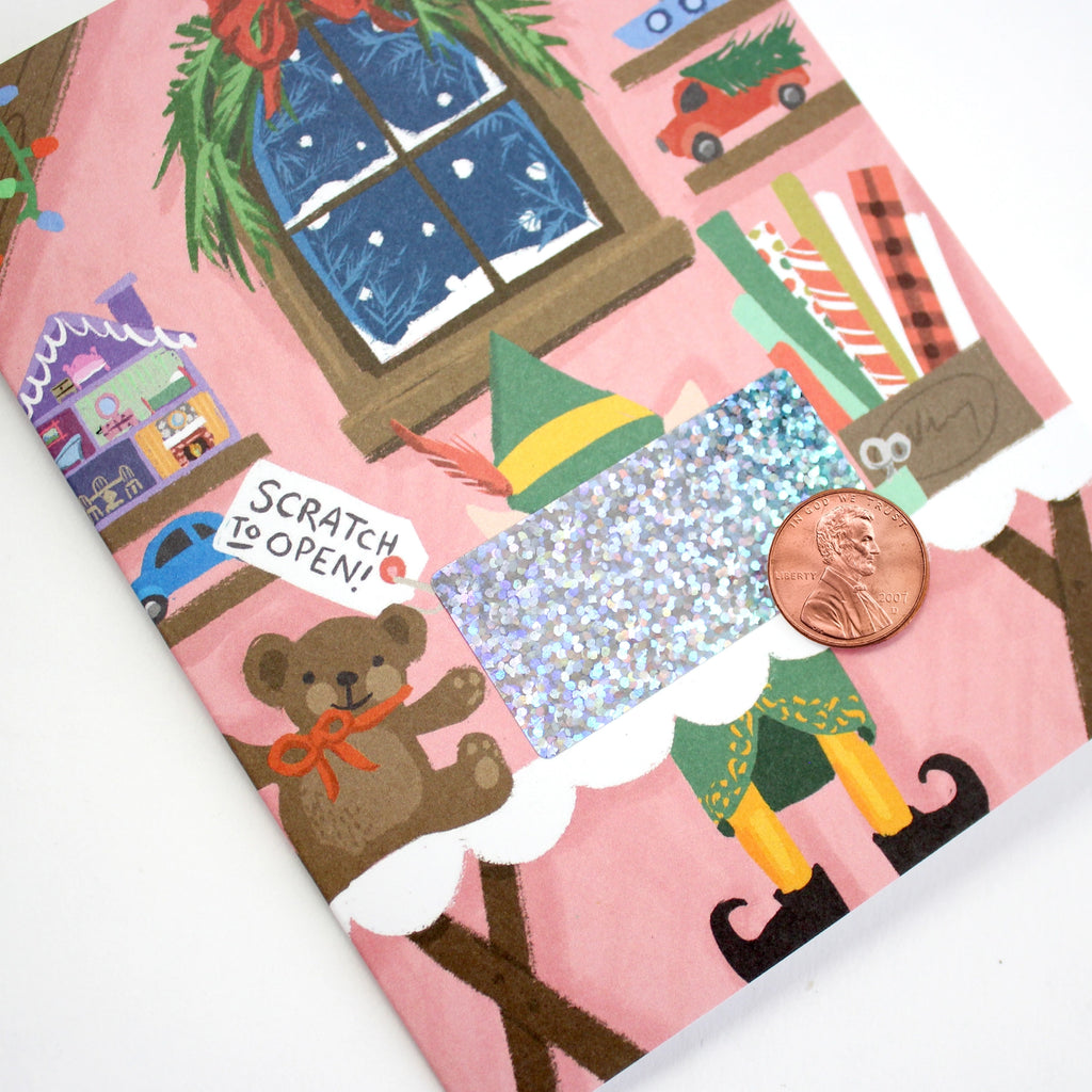Santa's Workshop Scratch Off Single Card