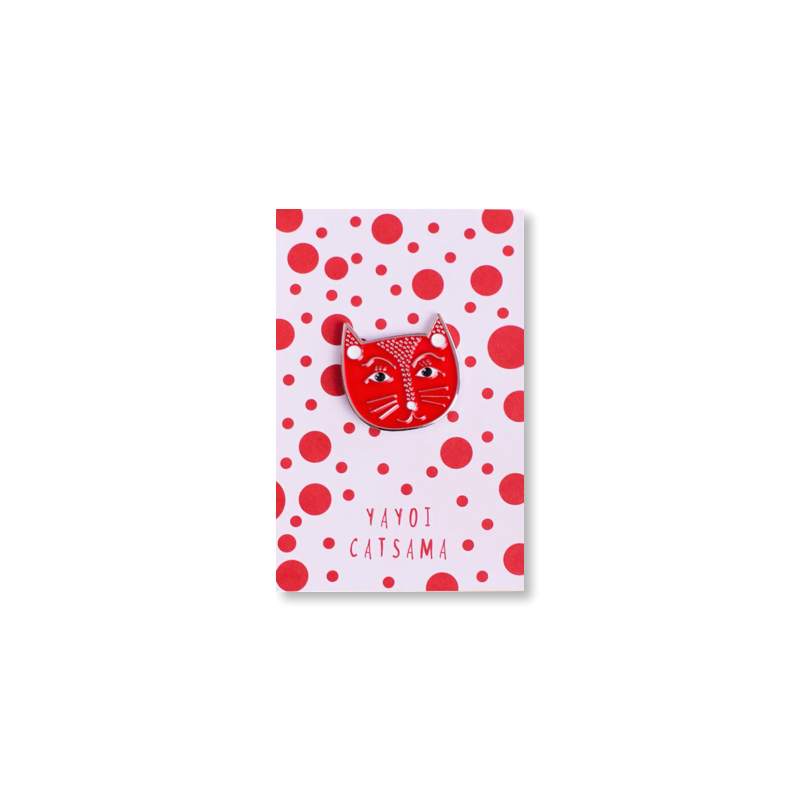 Yayoi Catsama Enamel Pin