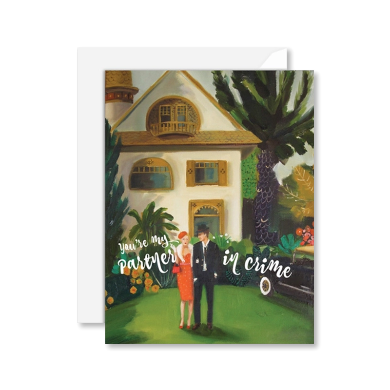 You're My Partner In Crime Single Card