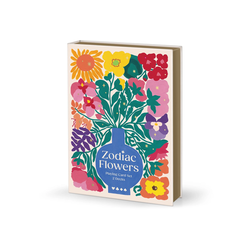 Zodiac Flowers Play Cards - Set of 2 Decks